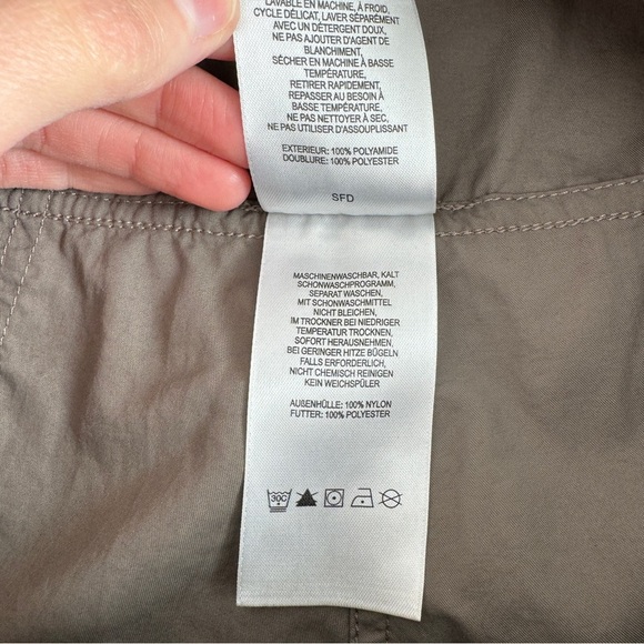 Mountain Hardwear womens taupe lightweight straight leg outdoor pants size 10 - Picture 12 of 12